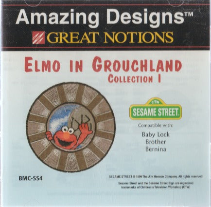 Amazing Designs: Great Notions: Elmo In Grouchland Collection I Memory Card BMC-SS4