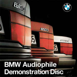 BMW Audiophile Demonstration Disc  BMW96 Promo w/ Artwork
