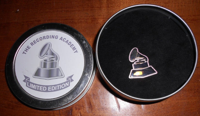 The Recording Academy Limited Edition Pin w/ Tin Case