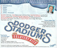 Dodger Stadium's Greatest Hits: 40th Anniversary Celebration Promo w/ Cracked Case