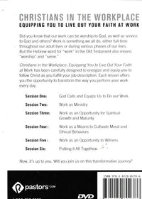 Christians In The Workplace: Small Group Experience