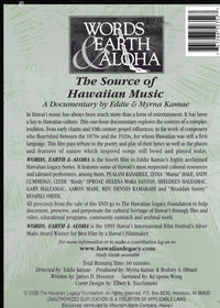 Words Earth & Aloha: The Source Of Hawaiian Music