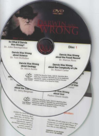 Darwin Was Wrong 3-Disc Set w/ No Artwork