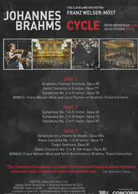 The Cleveland Orchestra: Franz Welser-Most: Johannes Brahms: Cycle 3-Disc Set