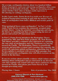 Earthquakes: Scientific And Biblical Support