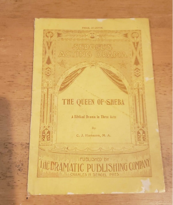 Sergel's Acting Drama: The Queen Of Sheba