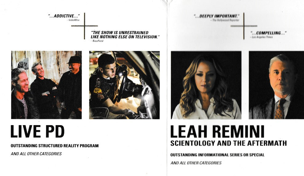 Live PD / Leah Remini: Scientology & The Aftermath FYC 2 Episodes