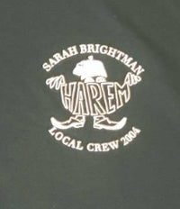 Sarah Brightman: Harem Local Crew 2004 T-Shirt XL