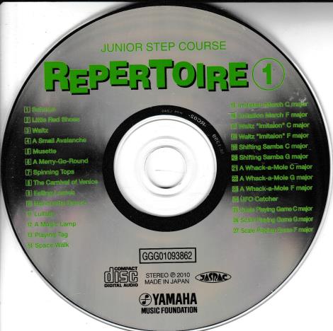 Yamaha Music School: Junior Extension Course: Repertoire 1 w/ No Artwork