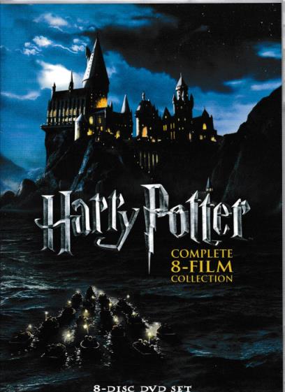 Harry Potter: Complete 8-Film Collection 8-Disc Set - NeverDieMedia