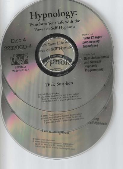 Hypnology: Transform Your Life With The Power Of Self-Hypnosis Incomplete 6-Disc Set w/ No Artwork