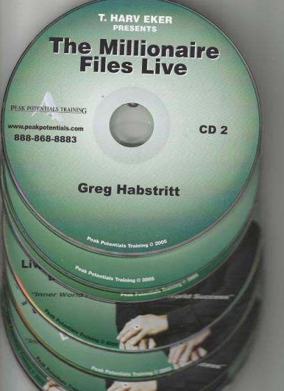 The Millionaire Files Live Set 7 CD & 2 DVD w/ No Artwork