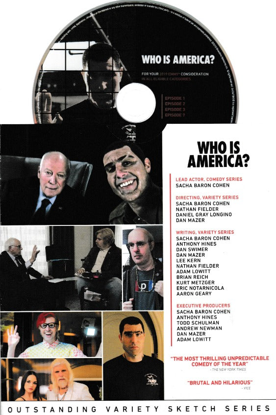 Who Is America?: Season 1 FYC 4 Episodes - NeverDieMedia