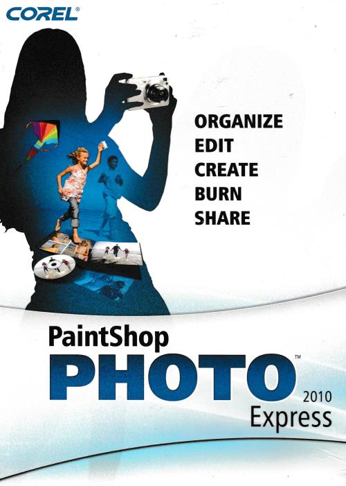 Corel PaintShop Photo 2010 Express w/ Manual