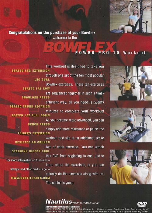 Bowflex Power Pro Rowing Bowflex Power Pro 10 Workout – NeverDieMedia