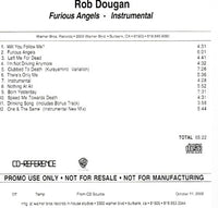 Rob Dougan: Furious Angels: Instrumental Promo