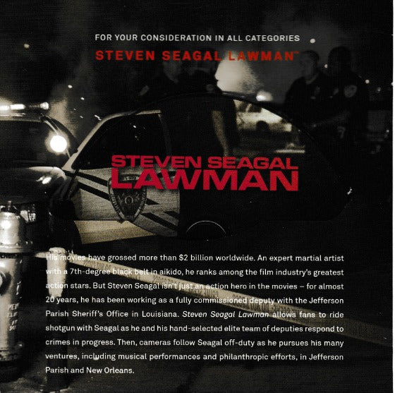 Steven Seagal: Lawman FYC 1 Episode