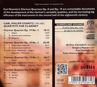 Carl Stamitz: Quartets For Clarinet Hybrid SACD