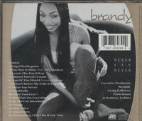 Brandy: Never Say Never w/ Cracked Case