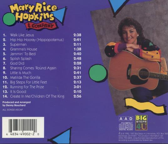 Mary Rice Hopkins & Company: 15 Singable Songs For The Young At Heart ...