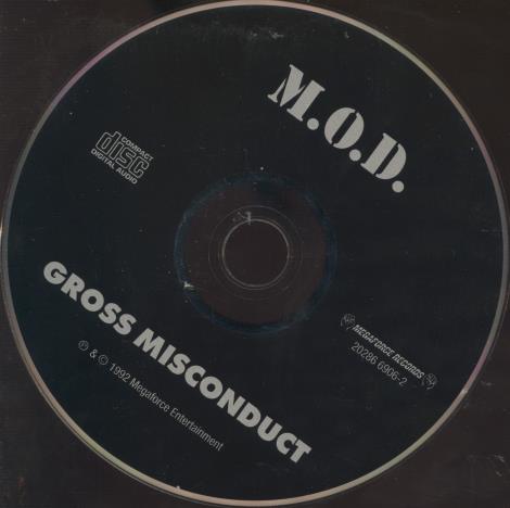 M.O.D.: Gross Misconduct w/ No Artwork