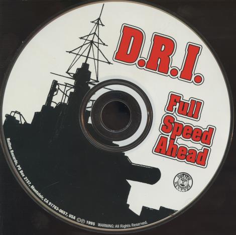 Dirty Rotten Imbeciles: Full Speed Ahead w/ No Artwork