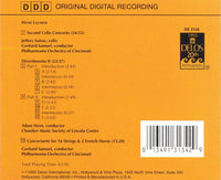 Lazarof: Second Cello Concerto / Divertimento II / Concertante