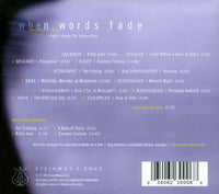 Anderson & Roe Piano Duo: When Words Fade Signed 2-Disc Set