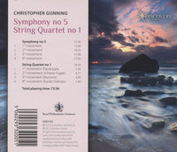 Christopher Gunning: Symphony No 5 / String Quartet No 1