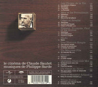 Le Cinema De Claude Sautet: Musiques De Philippe Sarde