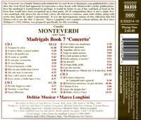 Claudio Monteverdi: Madrigals Book 7 Concerto 3-Disc Set