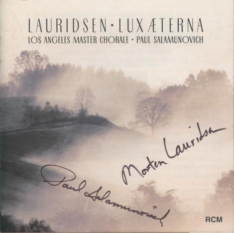 Lauridsen: Lux Aeterna Signed