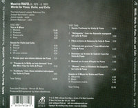 Ravel: Works For Piano, Violin, And Cello 2-Disc Set