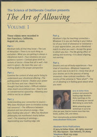 The Art Of Allowing Volume 1