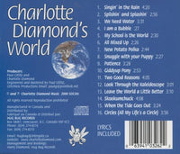 Charlotte Diamond: Charlotte Diamond's World Signed w/ Writing On Artwork