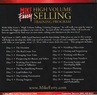 Mike Ferry's High Volume Selling Training Program Incomplete 17-Disc Set