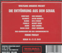 Mozart: Die Entfuhrung Aus Dem Serail: Fricsay / Berlin 1949 2-Disc Set