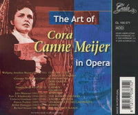 Cora Canne Meijer: The Art Of Cora Canne Meijer In Opera 2-Disc Set