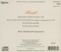 Handel: Harpsichord Suites 2-Disc Set