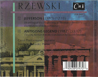 Rzewski: Jefferson / Antigone - Legend