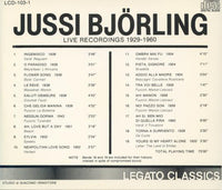 Jussi Bjorling: Live Recordings 1929-1960