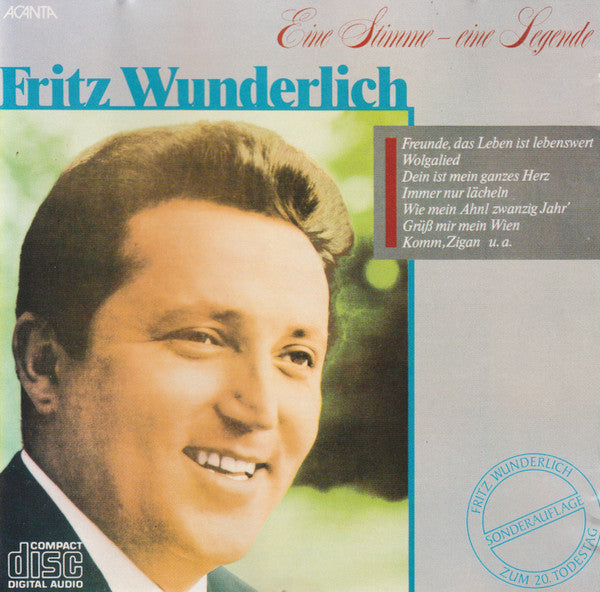Fritz Wunderlich: Eine Stimme / Eine Legende