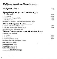 Mozart: Orchestral Works 2-Disc Set - NeverDieMedia
