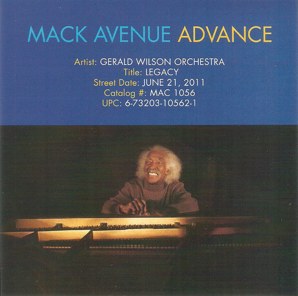 Gerald Wilson Orchestra: Legacy Advance Promo