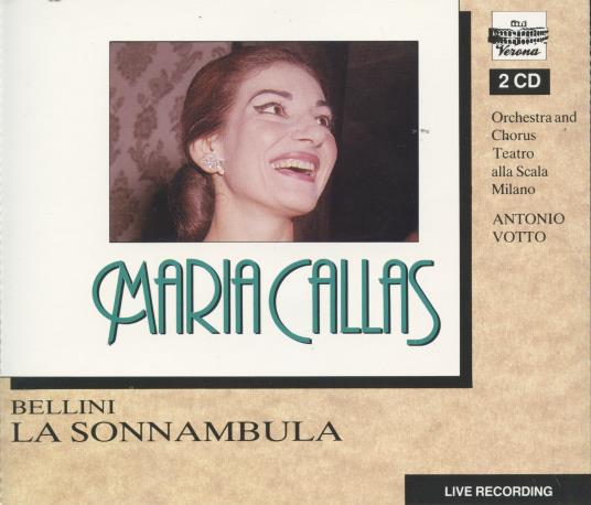 Callas: La Sonnambula: Bellini 2-Disc Set