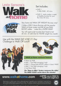 Leslie Sansone's Walk At Home: 3 Mile Super Walk 2-Disc Set