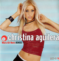Christina Aguilera: What A Girl Wants: Remixes w/ Pin Hole & Cracked Case