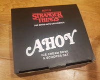 Stranger Things: The Drive-Into Experience: Ahoy Ice Cream Bowl & Scooper Set - NeverDieMedia