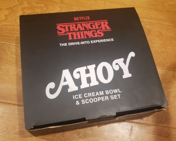 Stranger Things: The Drive-Into Experience: Ahoy Ice Cream Bowl & Scooper Set - NeverDieMedia