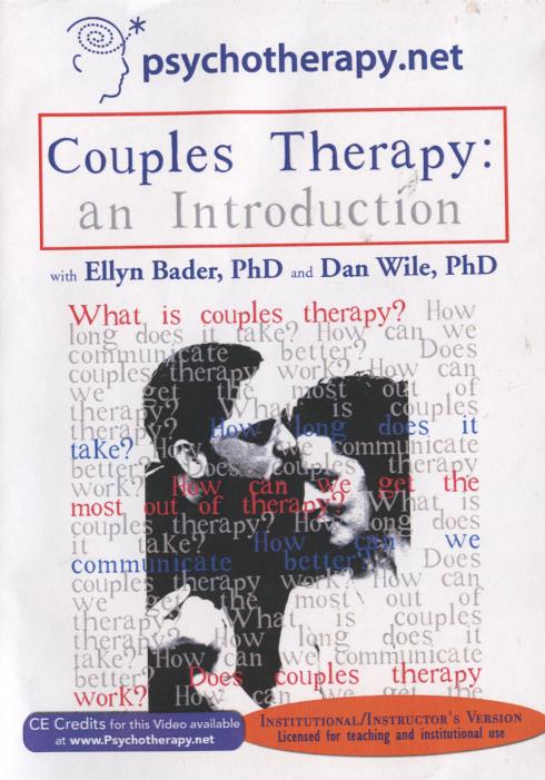 Couples Therapy: An Introduction w/ Booklet